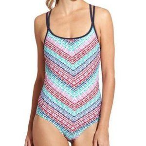Athleta Moxie Lattice Back One Piece Swimsuit XXS